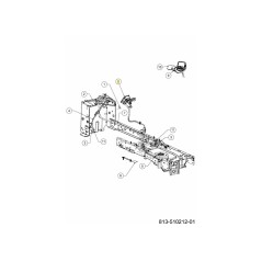 MOD PBS ETICHETTA UE 725-16426 ORIGINALE MTD