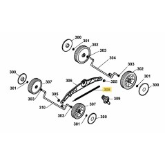 Tension spring 4970112 ORIGINAL MTD | NewgardenParts.com