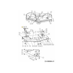 TENSIONE DEL FRENO A MOLLA 732-04929 ORIGINALE MTD | NewgardenParts.com