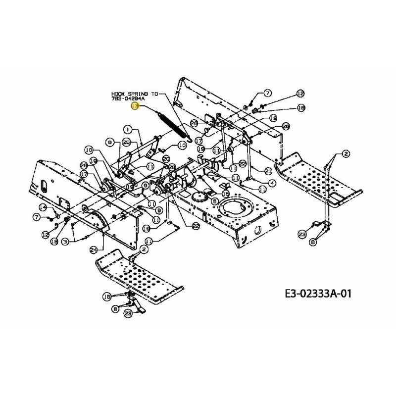 SPRING-BRAKE TENSION 732-04050D ORIGINAL MTD