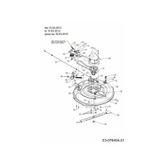 Federbremsspannung 732-04967 Original MTD