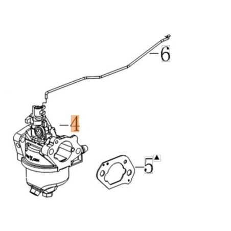 ORIGINAL OLEOMAC engine K450 mower G 44 PK COMFORT carburettor | NewgardenParts.com