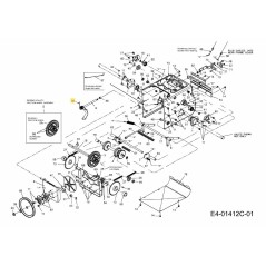 RESSORT DE TORSION 732-04385 ORIGINAL MTD