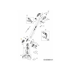 ALLOGGIAMENTO MOTORE DESTRO 731-10026 ORIGINALE MTD | NewgardenParts.com