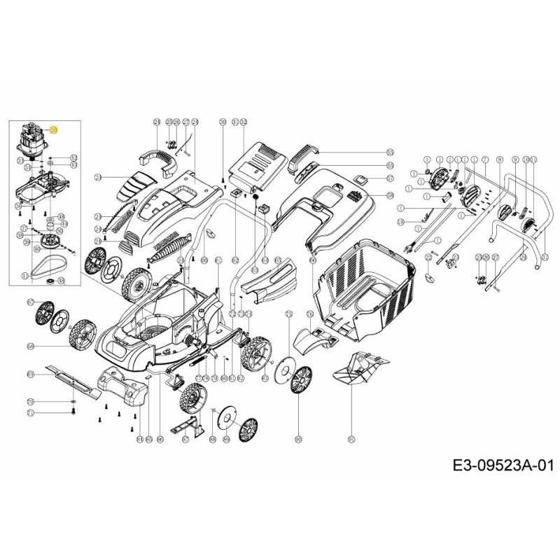 Elektromotor komplett. 092.64.536 Original MTD