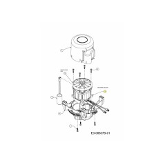 Elektromotor 724-04204 Original MTD