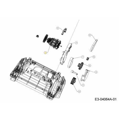 MOTOR ELÉCTRICO 624-05025 ORIGINAL MTD | NewgardenParts.com