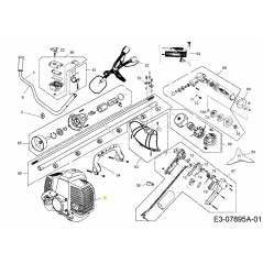 MOTORE CC743 COMPLETO. 092.63.035 ORIGINALE MTD | NewgardenParts.com
