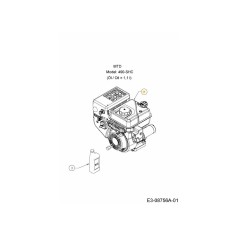 MOTEUR CPL. 490-SHC 752Z490-SHC MONTAGE D'ORIGINE | NewgardenParts.com