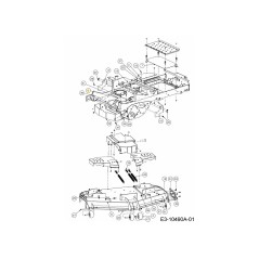 PLACA, MOTOR 703-10445ACY ORIGINAL MTD | NewgardenParts.com