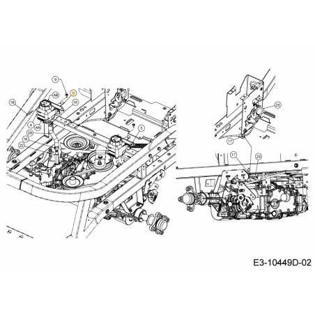 SUPPORTO LH 703-15541A ORIGINALE MTD | NewgardenParts.com