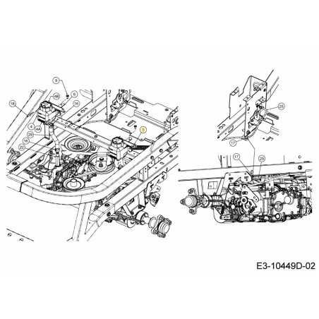 SUPPORTO RH 703-13261A ORIGINALE MTD | NewgardenParts.com