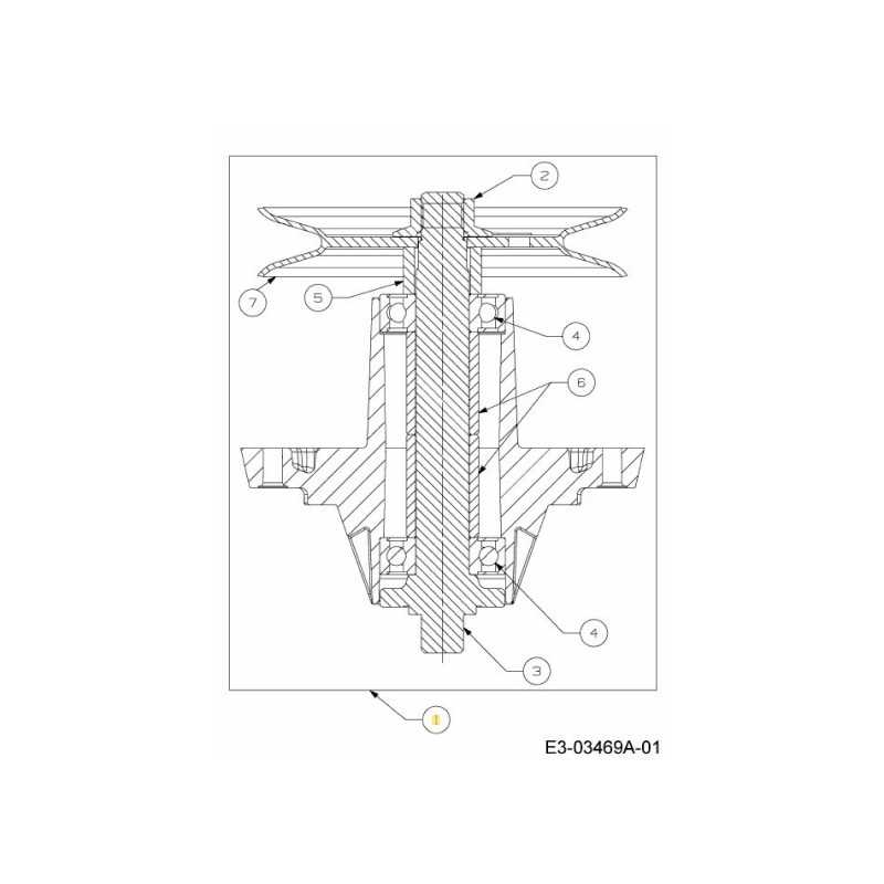 SPINDLE BLADE W/PULLEY 618-05137 ORIGINAL MTD
