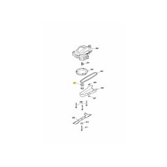 Cutter bar flange, with drive 4218405 ORIGINAL MTD