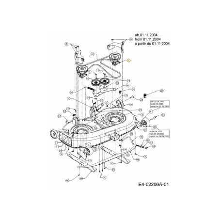 Spindelbaugruppe mit Riemenscheibe, Deck 42" 618-04124A, Original MTD | NewgardenParts.com