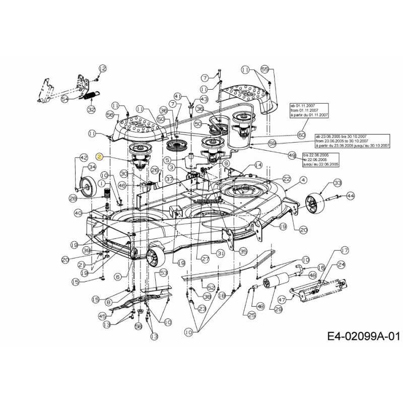 ASSEMBLAGGIO MANDRINO-LAMA CON PULY 618-04129B ORIGINALE MTD