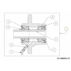 SPINDLE ASM PULLEY 618-05132 ORIGINAL MTD | NewgardenParts.com
