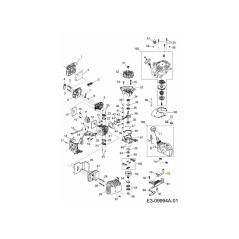 TUBO DI SFIATO MARMITTA 092.63.829 ORIGINALE MTD | NewgardenParts.com