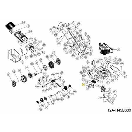 TAPPO PACCIAME INCERNIERA 092.70.010 ORIGINALE MTD | NewgardenParts.com
