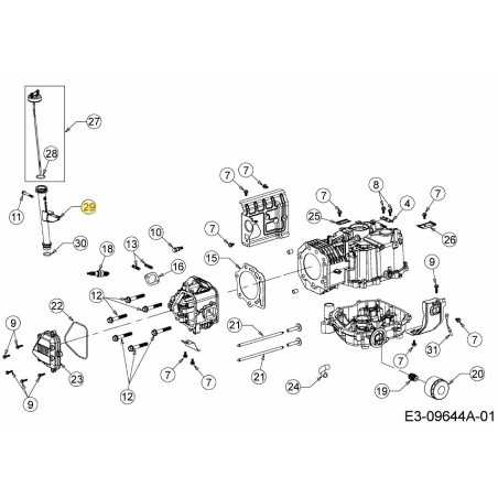 Tube de remplissage d'huile 731-10878 d'origine MTD | NewgardenParts.com