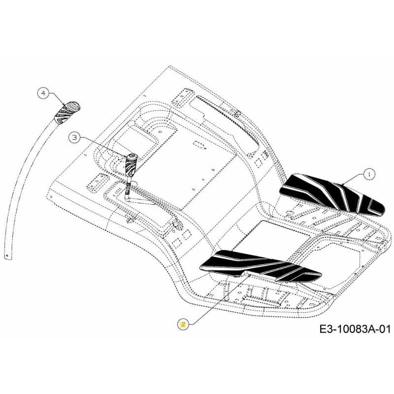 ALMOHADILLA GUARDABARROS DERECHO 631-05525 ORIGINAL MTD