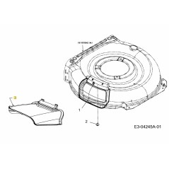 ALETTONE DI SCARICO LATERALE 731-07131 ORIGINALE MTD | NewgardenParts.com