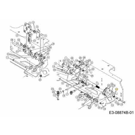 ARM SHAFT PEDAL 718-04858A ORIGINAL MTD | NewgardenParts.com