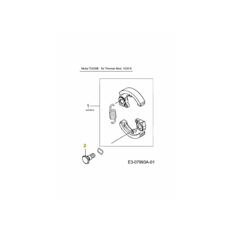 PERNO, FRIZIONE KM-016152 ORIGINALE MTD