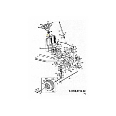 Colonne de direction 738-0730 ORIGINALE MTD | NewgardenParts.com