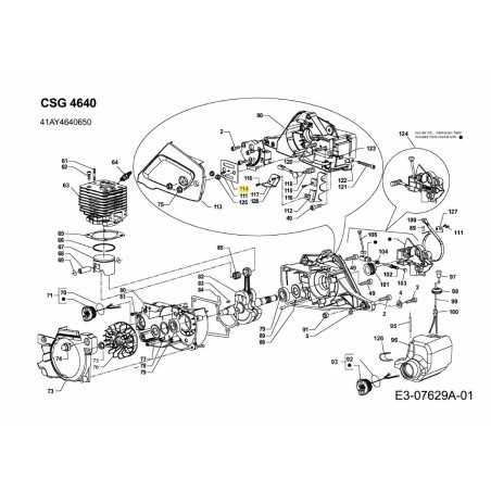 BLOC, TRANSMISSION, COUVERCLE SG-2044500 ORIGINAL MTD | NewgardenParts.com