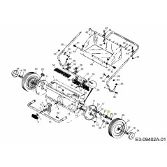 PIÑÓN DE ARRASTRE, IZQUIERDO 11 T. AF-43885 ORIGINAL MTD | NewgardenParts.com