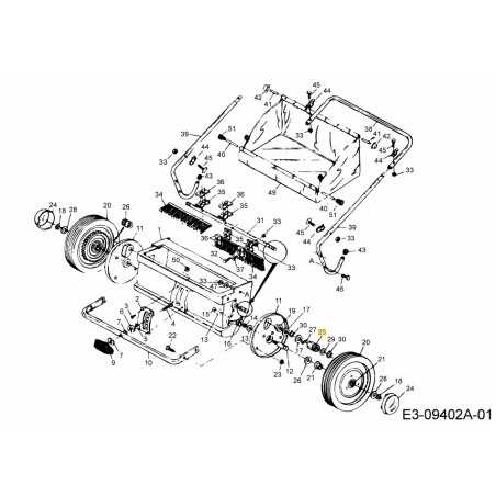 PIGNONE DI TRASMISSIONE, SINISTRO 11 T. AF-43885 ORIGINALE MTD | NewgardenParts.com