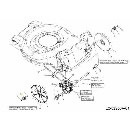 ENGRENAGES : TRAINS : 14 T : LH 717-04184C ORIGINAL MTD | NewgardenParts.com