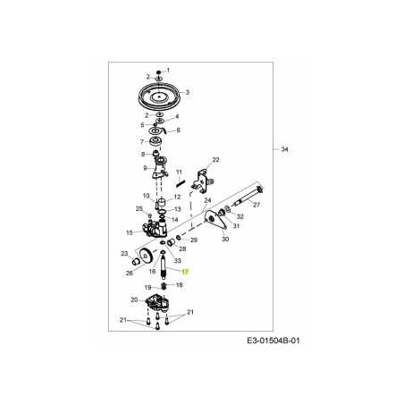ALBERO PIGNONE 717-1487 ORIGINALE MTD | NewgardenParts.com