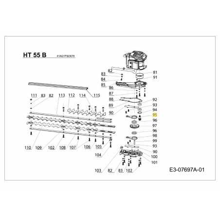 ALBERO DEL CAMBIO SG-2072706 ORIGINALE MTD | NewgardenParts.com