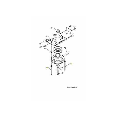 AXE : PROTECTION DE COURROIE : 5/16 X 113 mm 711-1239 ORIGINAL MTD | NewgardenParts.com