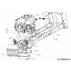 TUBO SCAR SINISTRO 603CC KAWI TWIN 751-14535 ORIGINALE MTD | NewgardenParts.com