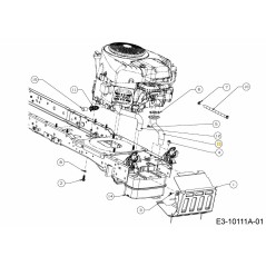 TUBO SCAR SINISTRO B&amp-S DOPPIO 751-14476 ORIGINALE MTD | NewgardenParts.com
