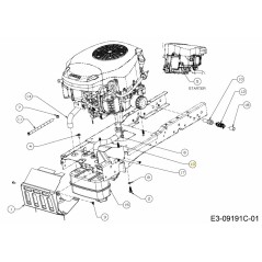 TUYAU:ÉCH:GAUCHE:KOHL TWIN 751-14478A ORIGINAL MONTÉ