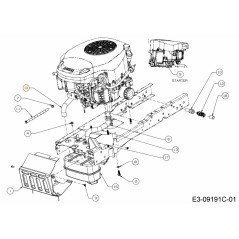 TUYAU:ÉCH:GAUCHE:KOHL TWIN 751-14479A ORIGINAL MONTÉ