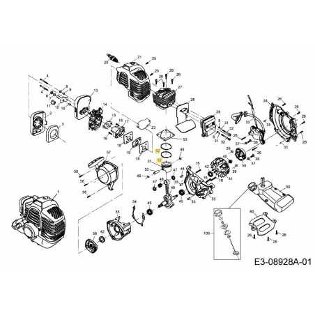 Piston ring set 092.63.548 ORIGINAL MTD | NewgardenParts.com