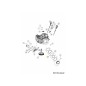 KIT PISTON, 747CC (STD) KH-005345 ORIGINAL MTD