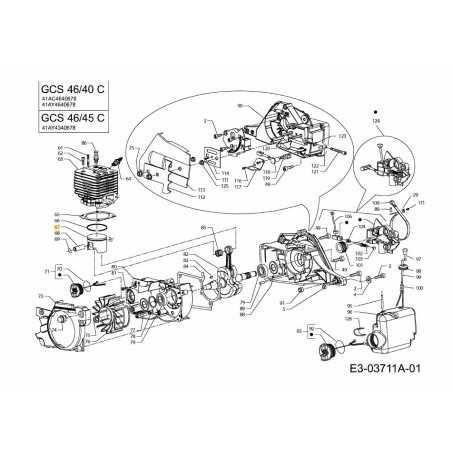 STIHL PISTON SG-2050871 ORIGINAL MTD | NewgardenParts.com