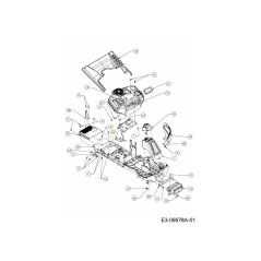 SUPPORTO PER BORSA PIASTRA SX 783-07376A ORIGINALE MTD | NewgardenParts.com