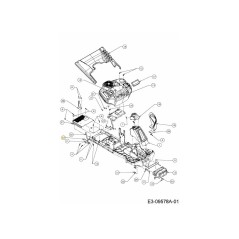 PLATE BAG MOUNT RH 783-07319A ORIGINAL MTD
