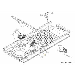 MARCO DE PLACA DERECHO 703-09742-CY ORIGINAL MTD