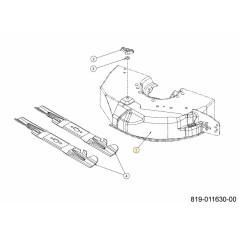BOUCHON ASM:MULCH 42" 631-08155 ORIGINAL MTD | NewgardenParts.com