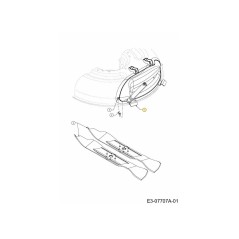 PLUG ASM:MULCH::42 "S" DECK 631-04463 ORIGINAL MTD