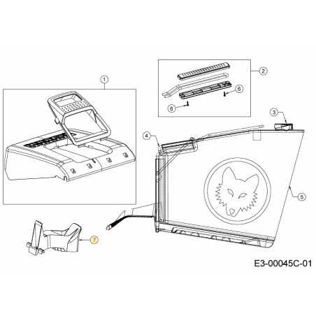 TAPPO PACCIAME 46cm DM 731-12712 ORIGINALE MTD | NewgardenParts.com