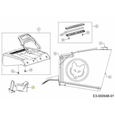 TAPPO PACCIAME 53cm DM 731-12713 ORIGINALE MTD | NewgardenParts.com